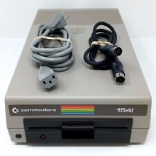 Commodore 64 1541 Floppy Disk Drive w/ Cables - Powers On **Untested** picture