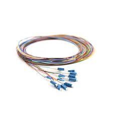 1M 12 Fibers LC/UPC Single-Mode Color-Coded Fiber Optic Pigtail,Unjacketed -9430 picture