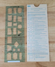 IBM FLOWCHARTING TEMPLATE Form X20-8020 With Original Sleeve 1960s picture
