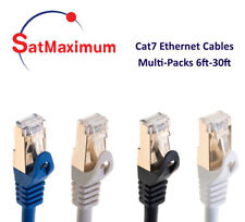 Cat7 SFTP Ethernet Network Patch Cable High Speed Wire  6FT- 30FT Multipack LOT picture