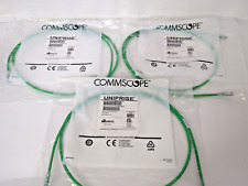 LOT OF 3 COMMSCOPE UNC6-GR-5F UNC6 PATCH CORD  GREEN picture