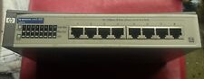 HP Pro Curve Switch 408 8-Port Ethernet Router 10/100 J4097B w/ adapter picture