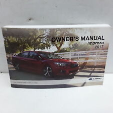 2017 Subaru Impreza Owners Manual book picture