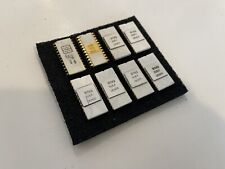 Signetics + EA Vintage ROM Chips - Gold + Ceramic 1975 - 4004, 2526 picture