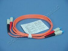 1M Fiber Optic Uplink Multi-Mode Duplex Patch Cable Cord SC 62.5/125 62DSC-M01 picture