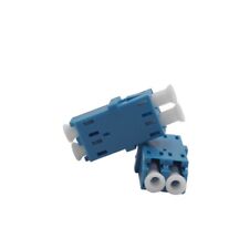 100pcs LC SM Duplex Adapter with no ear and metal Optical Fiber Connector picture
