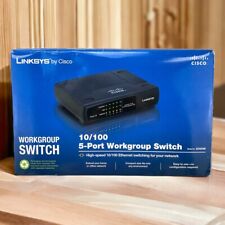 Linksys EZXS55W 5-Port Workgroup Switch 10/00 Mbps ~ TESTED WORKING picture