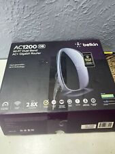 Belkin AC 1200 DB Wi-Fi Dual-Band AC+ Gigabit Router Ethernet F9K1123V2 picture