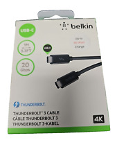 Belkin Thunderbolt 3 Cable 3.3ft 1M 20Gbps - New In Box picture