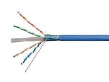 Monoprice Cat6A Ethernet Bulk Cable 500ft Blue, Solid, 550MHz, F/UTP, 10G, 23AWG picture