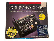 UNTESTED AS IS PARTS ONLY - 1990 Zoom Fax Card HC2400S / 2400 Baud Modem IBM PC picture