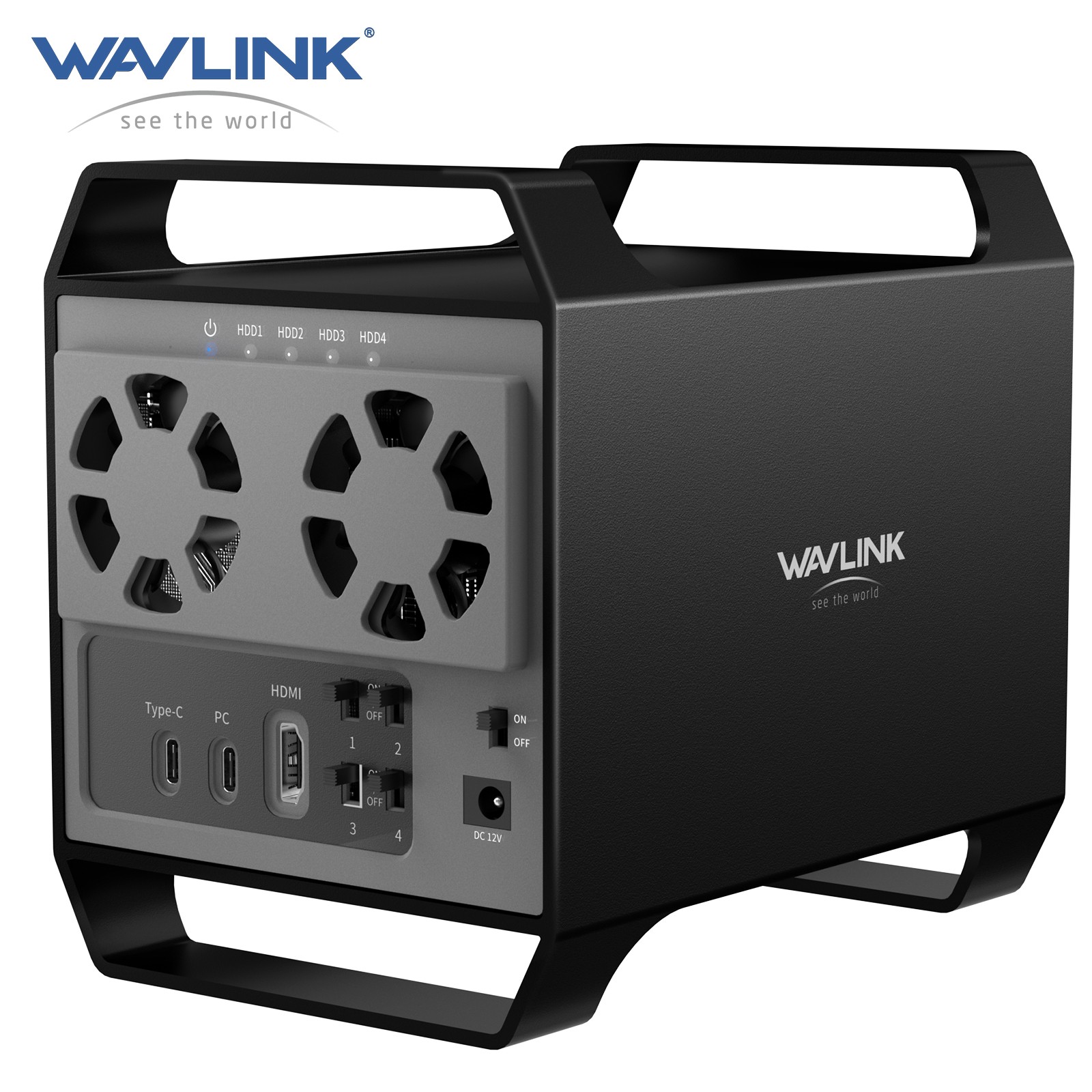 WAVLINK 4 /2 Bay Hard Drive Docking Station 2.5\'\'3.5\'\' SSD HDD Clone RAID Option