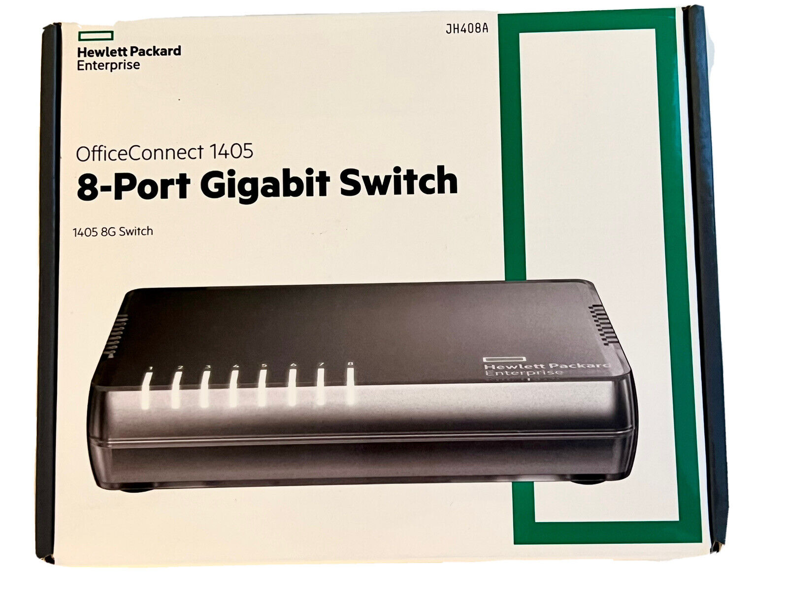 HP OfficeConnect 1405 8G v3 Switch, 8 GbE Ports, (JH408A#ABA) Enterprise