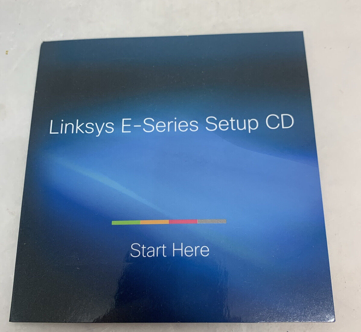 Linksys E-Series Setup CD Cisco *GOOD CONDITION*