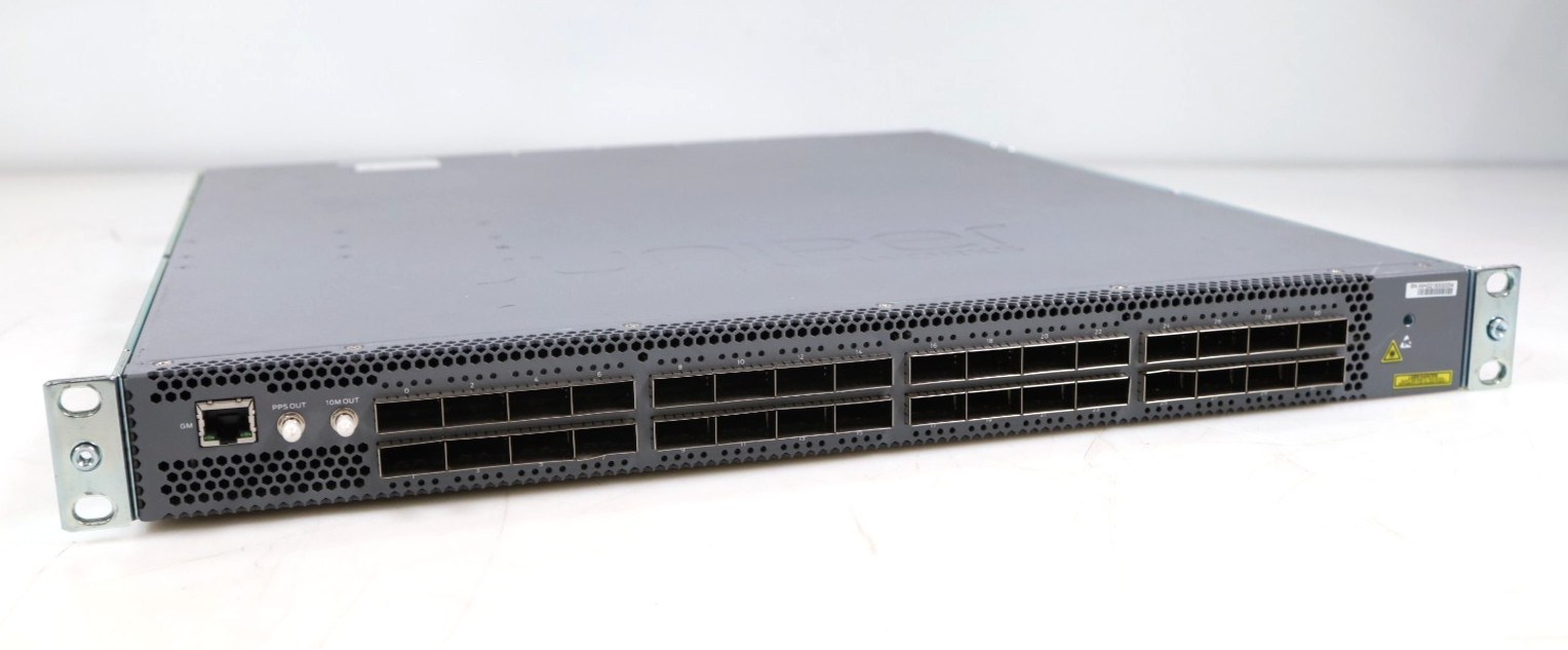 Juniper QFX5200-32C-AFI 32-Port 100GbE QSFP28 Switch Dual PSU Back-to-Front