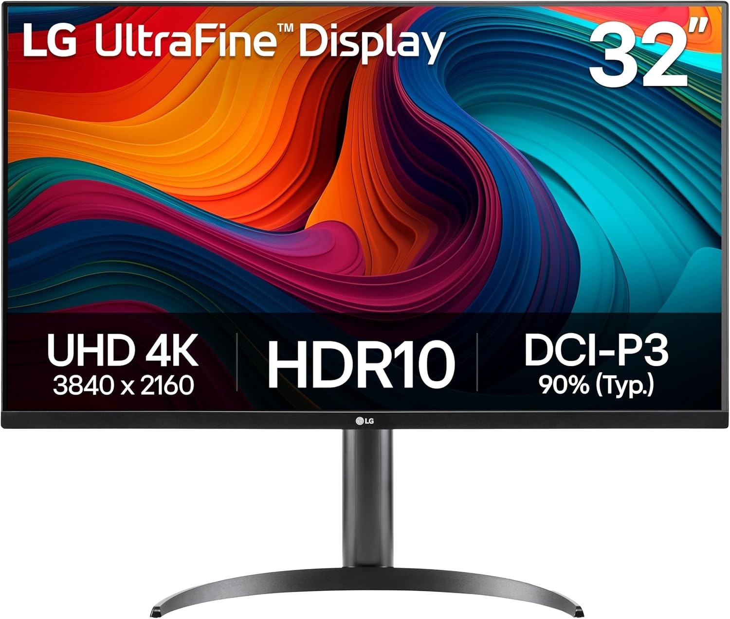 LG 32UR550K-B 32-Inch Ultrafine 4K UHD (3840 X 2160) Computer Monitor, HDR10, 60