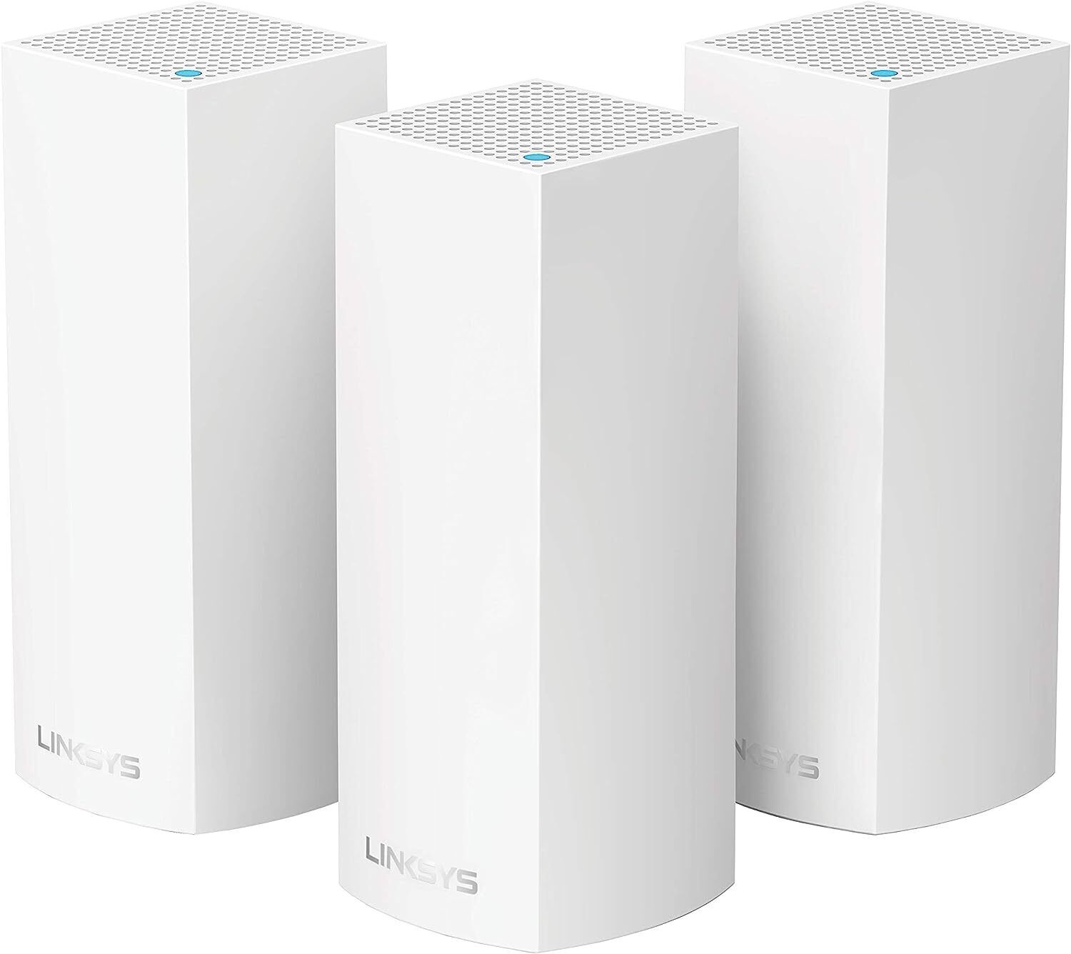 Linksys Wireless Velop Intelligent Mesh WiFi System: Tri-Band Wi-Fi Router - 3PK