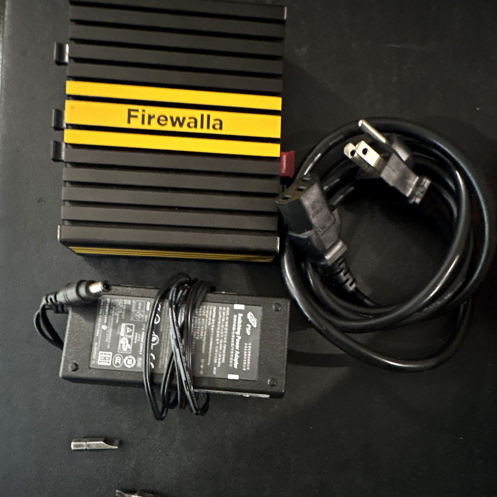 Firewalla Gold Firewall Appliance, Preinstalled, Power Adapter & Power Cord