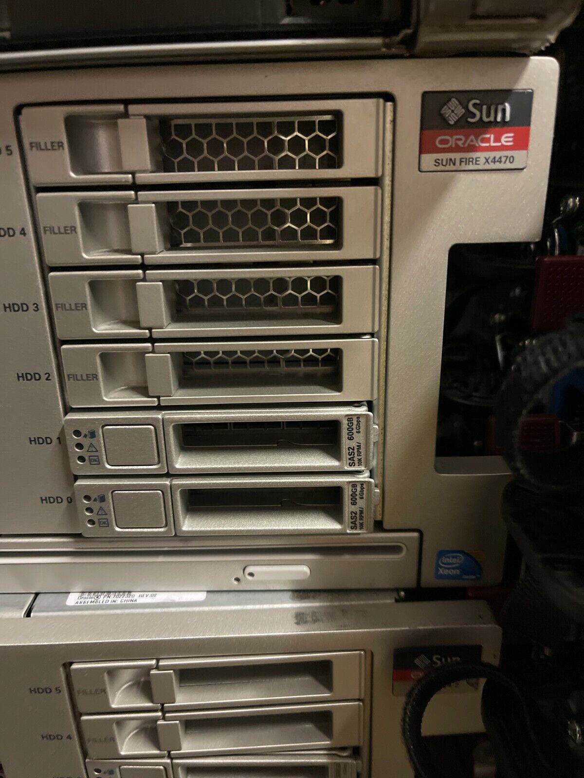 SUN Oracle X4470 Server Barebone System No CPU/RAM/HD