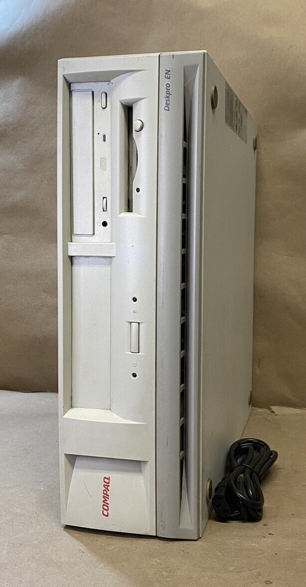 Vintage Compaq Deskpro EN, Celeron @733MHz, 384MB RAM, No HDD/OS