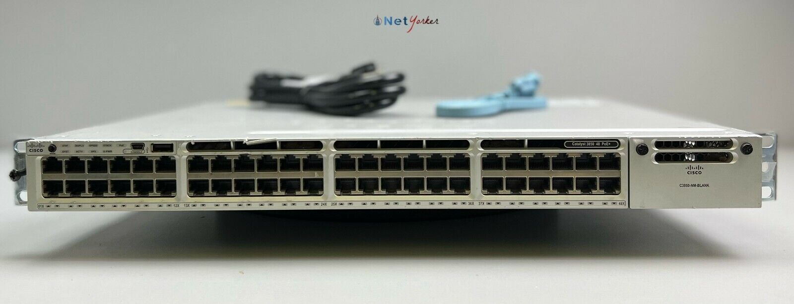 Cisco WS-C3850-48F-L 48 Port PoE+ Gigabit Ethernet Switch - Same Day Shipping