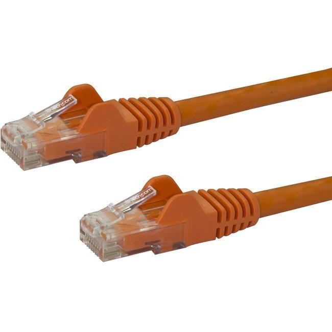 StarTech.com 6in CAT6 Ethernet Cable - Orange Snagless Gigabit - 100W PoE UTP 65