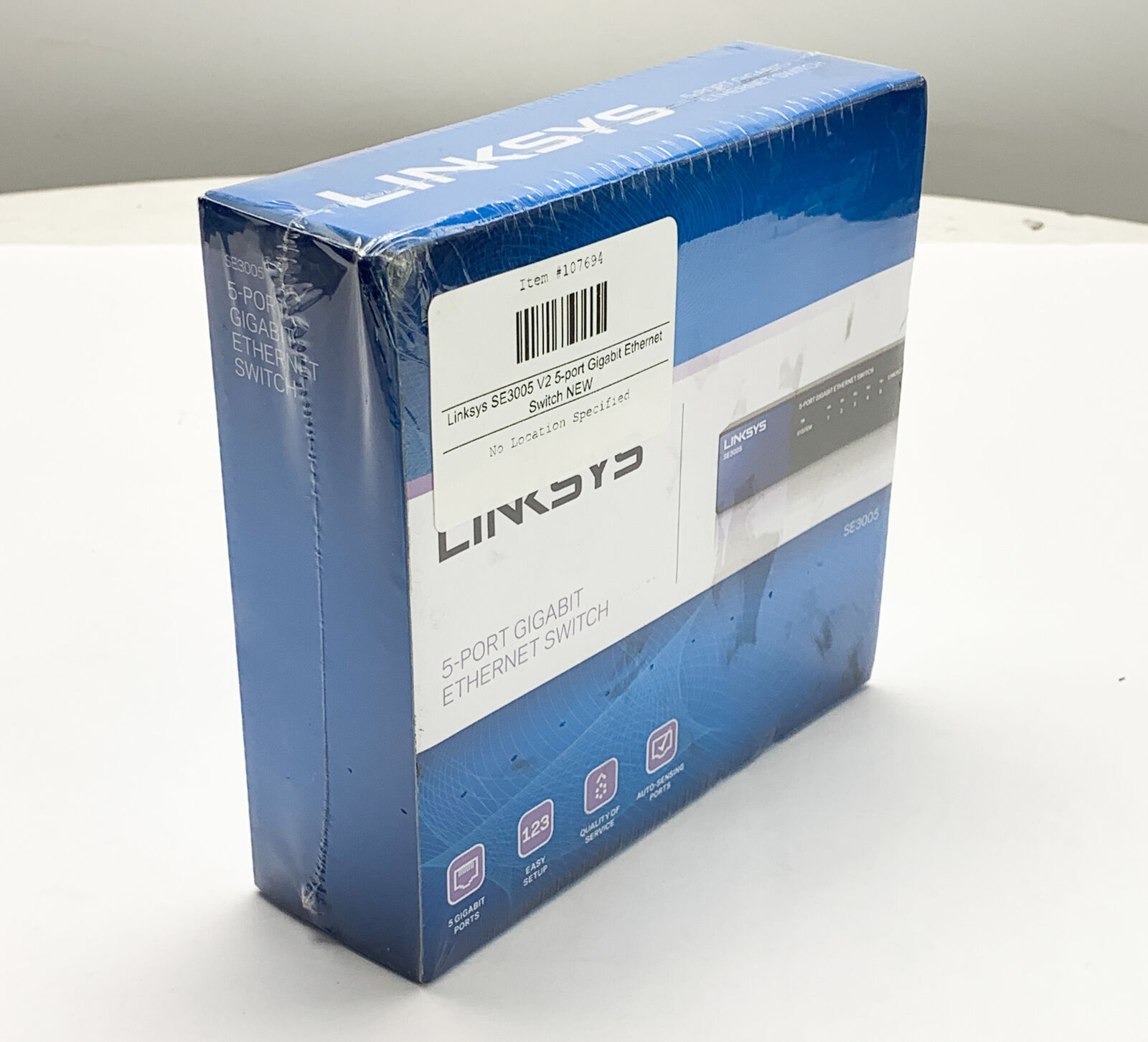 Linksys SE3005 V2 5-port Gigabit Ethernet Switch