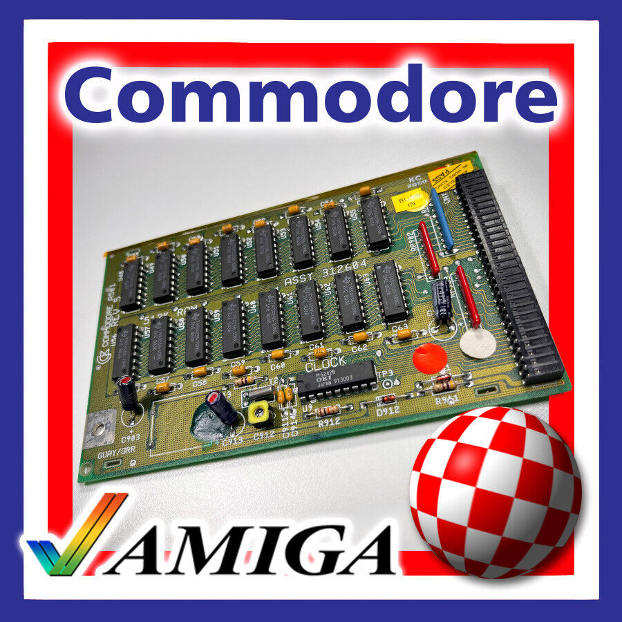 COMMODORE AMIGA A501 MEMORY EXPANSION 512k - WORKING