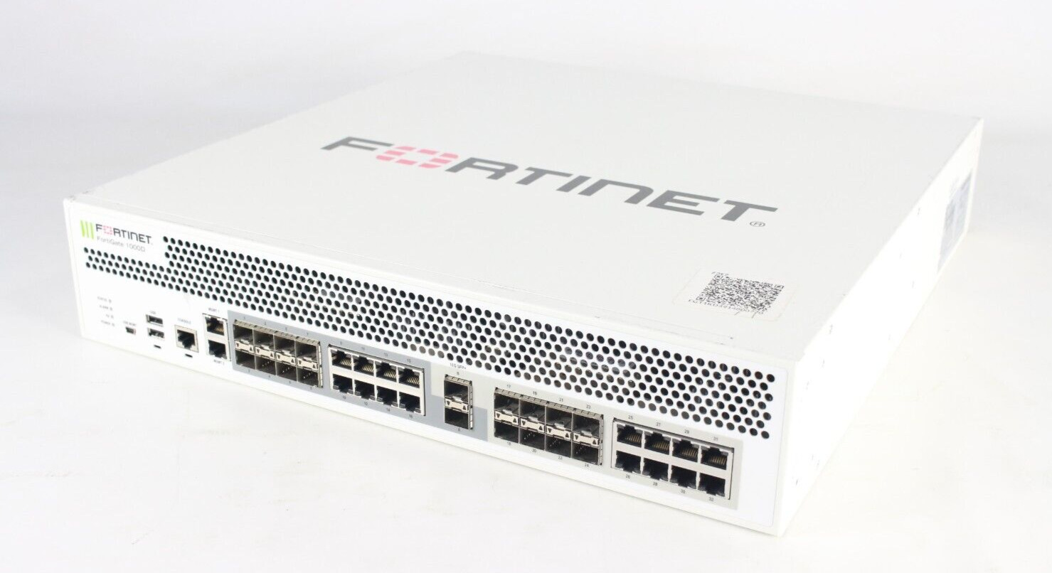 Fortinet FortiGate 1000D Network Security Appliance Firewall 2U FG-1000D (Z3E2)