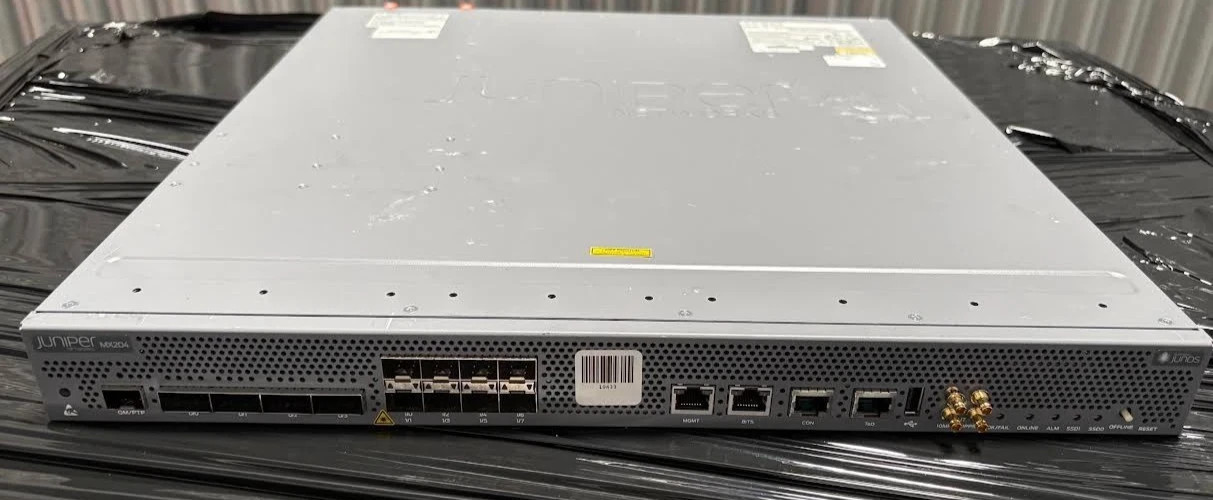 Juniper MX204 +JUNOS and Dual Power Supply