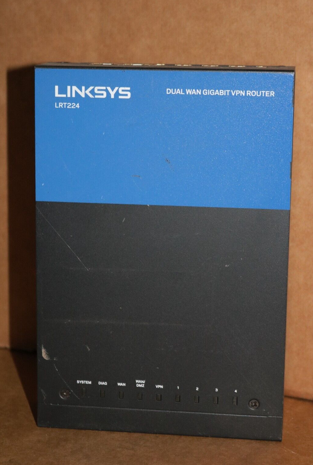 Linksys Business Dual WAN Gigabit VPN Router LRT224  , PRE-OWNED .