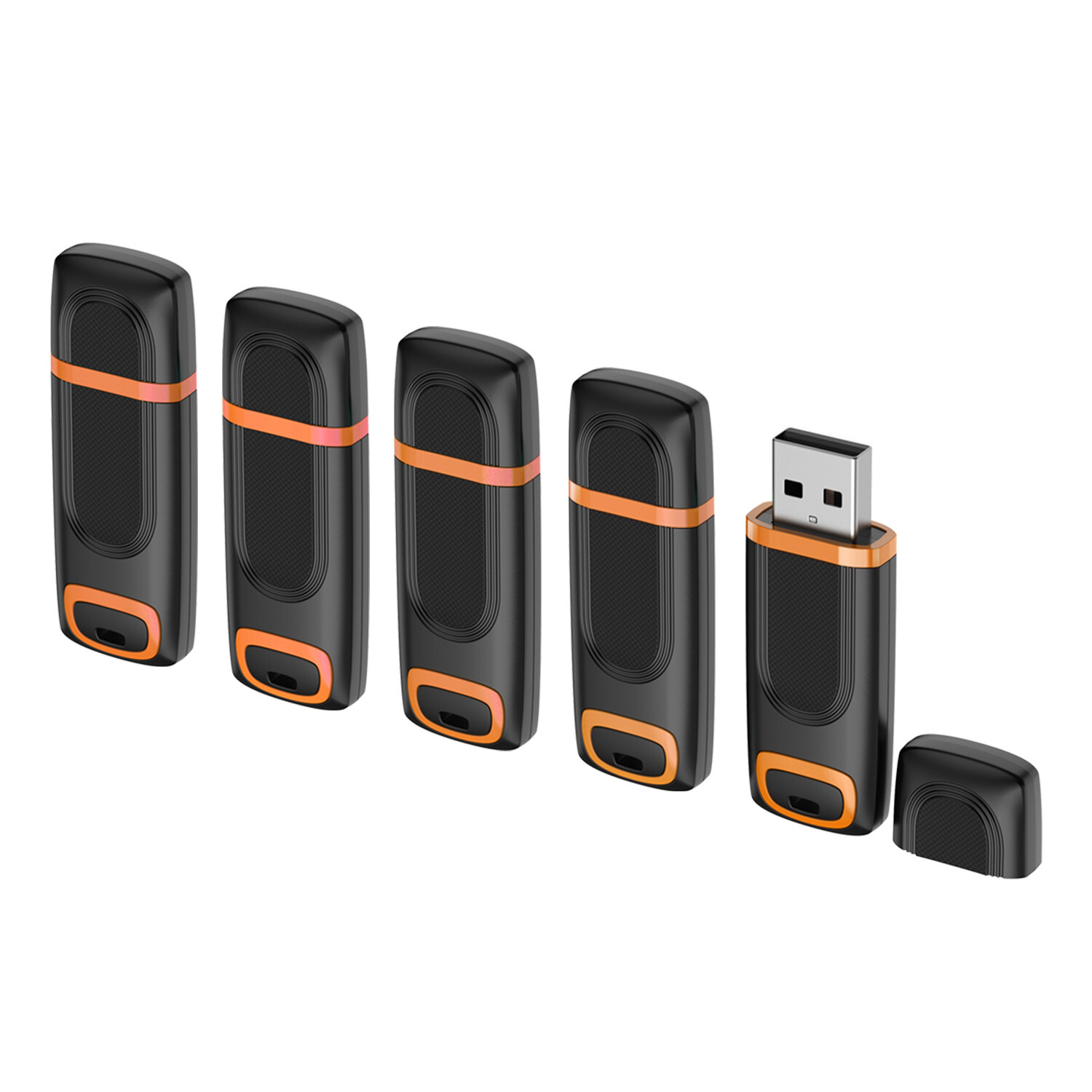 Kootion 5/10 16GB 32GB 64GB 128GB USB 3.0 High Speed USB Flash Drive Orange Lot