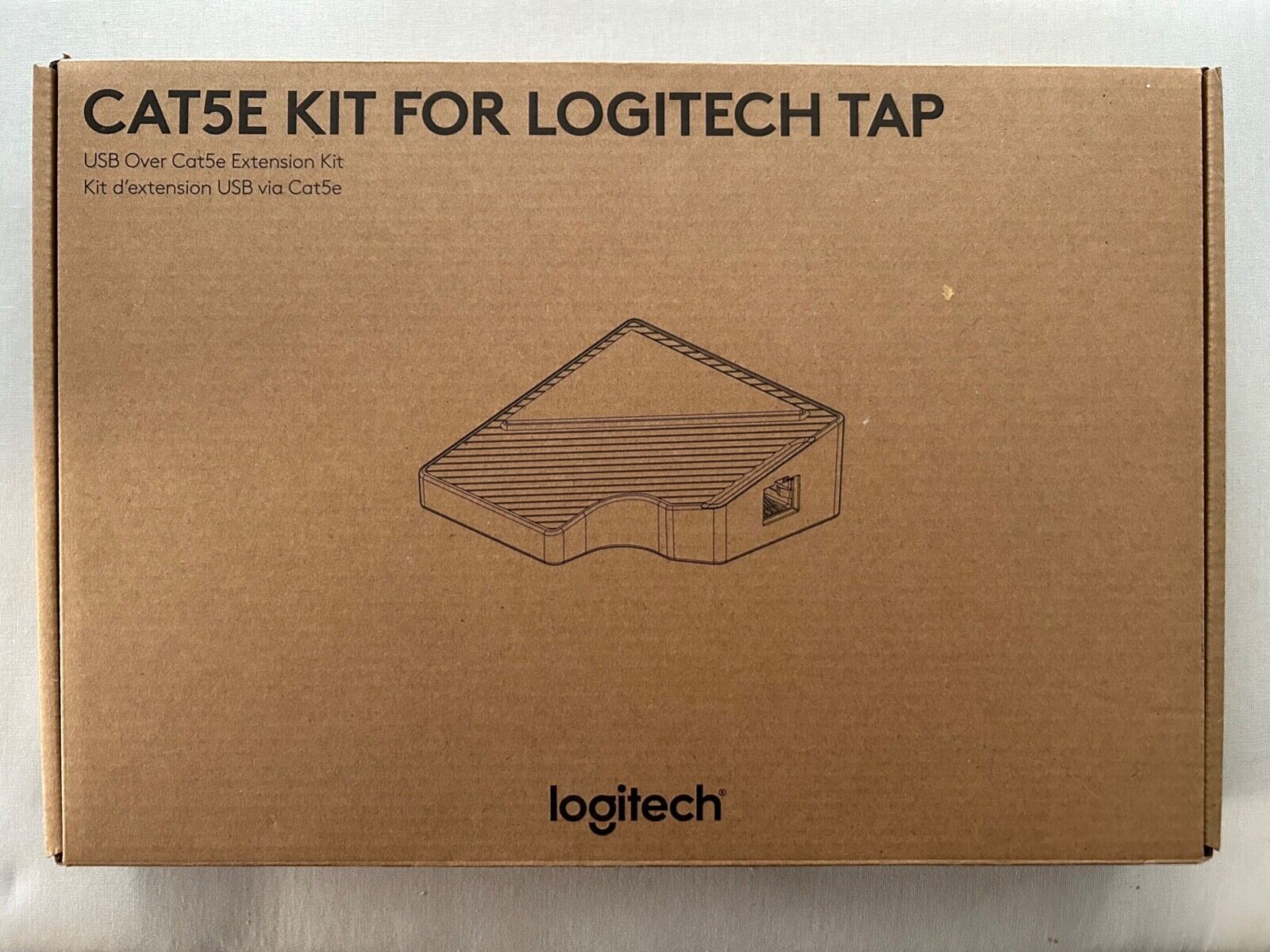 Logitech - Cat5E Kit for Logitech Tap - Rally Mic Pod + Mic Pod Mount - New