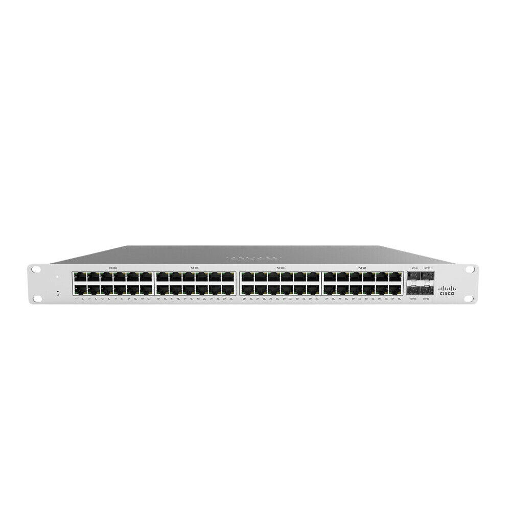 Cisco MS120-48FP - 52 Ports Ethernet Switch - 740W Budget POE+ New Unclaimed