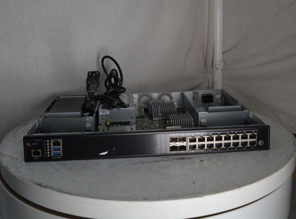 SONICWALL NSA2650 Firewall Network Security Appliance SEE NOTES