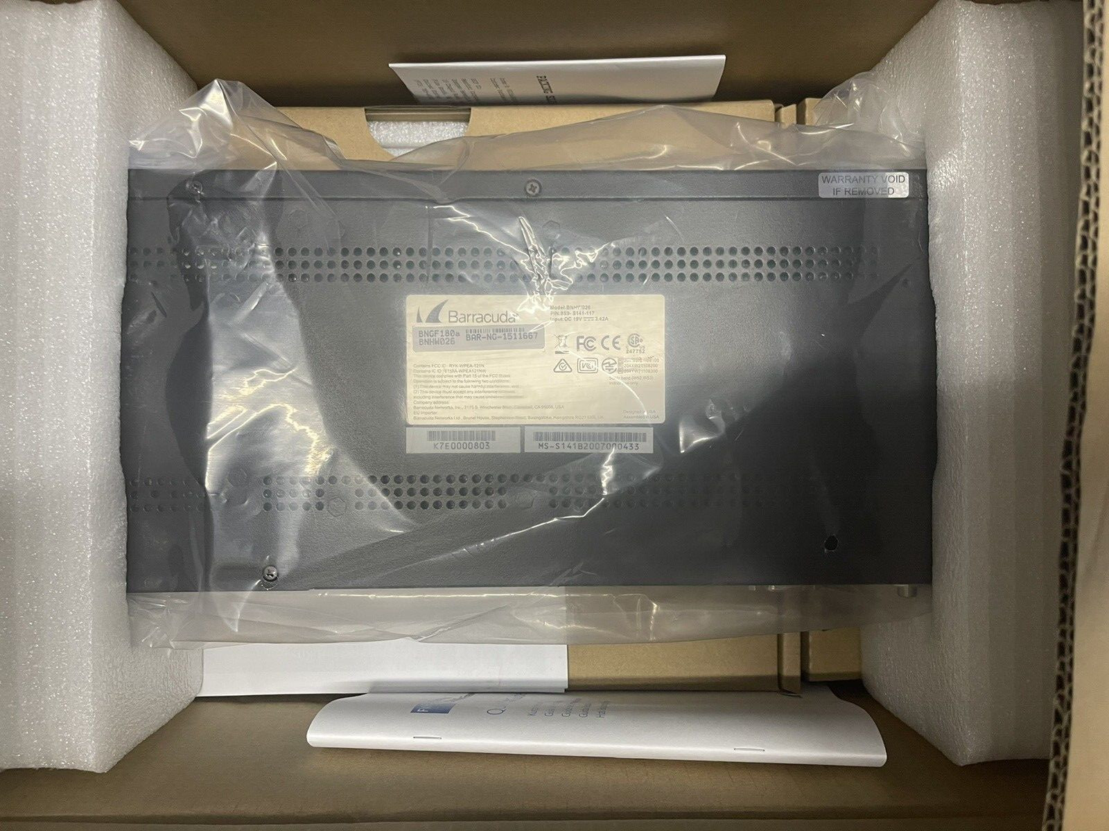 Barracuda NextGen Firewall F180 Appliance BNGIF180 BNHW026 G1N