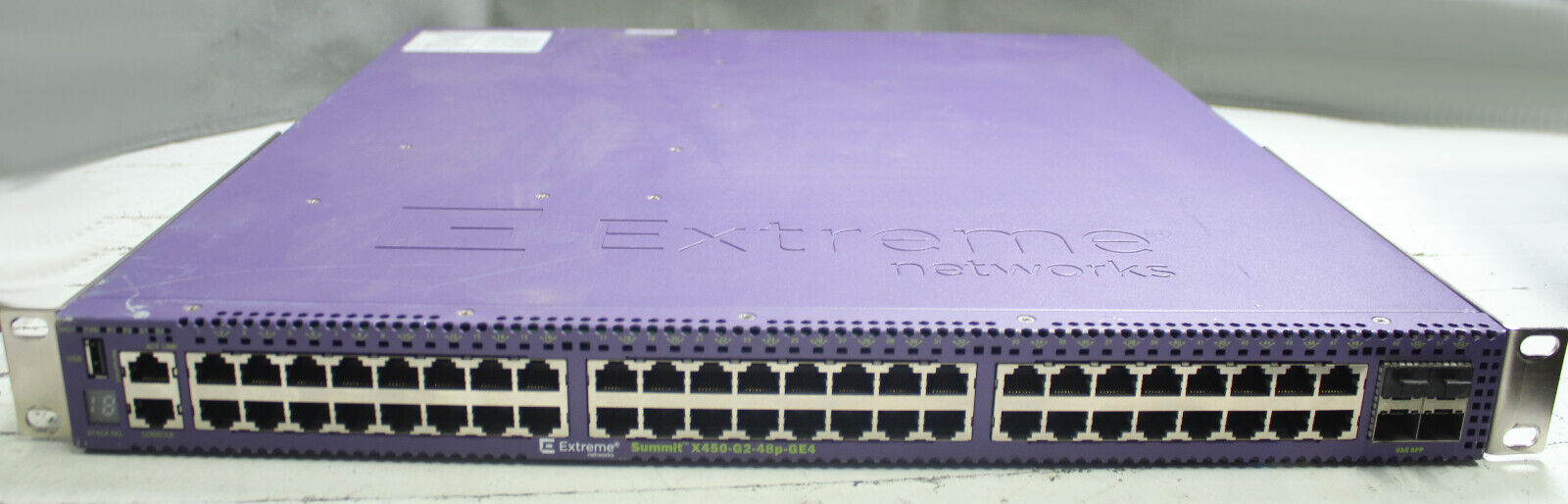 Extreme 16175 X450-G2-48p-GE4-Base Switch - AS IS- NO FANS, NO PSU