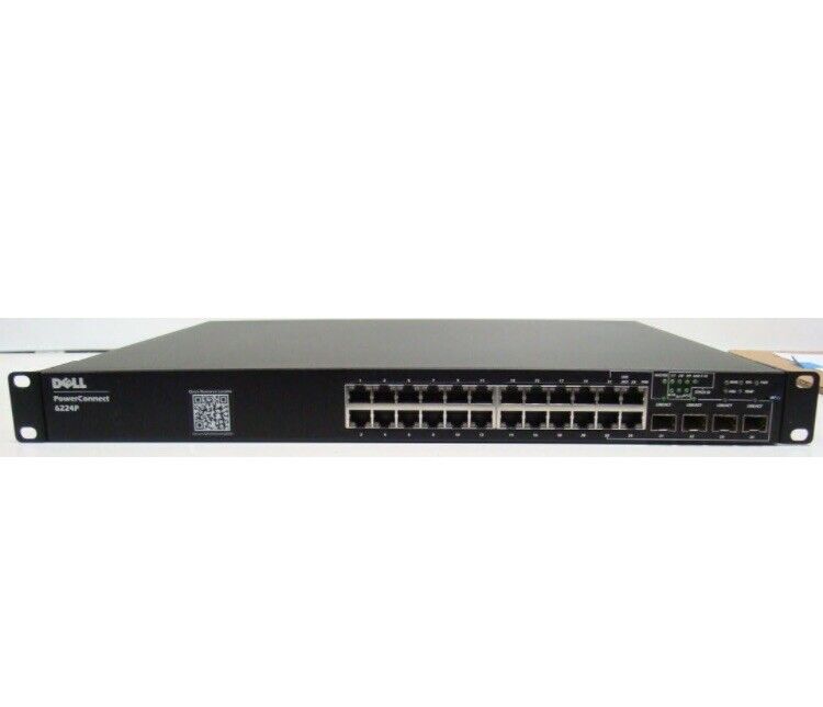 NEW- Dell PowerConnect 6224 24-Port Gigabit Managed  Ethernet Switch NIB