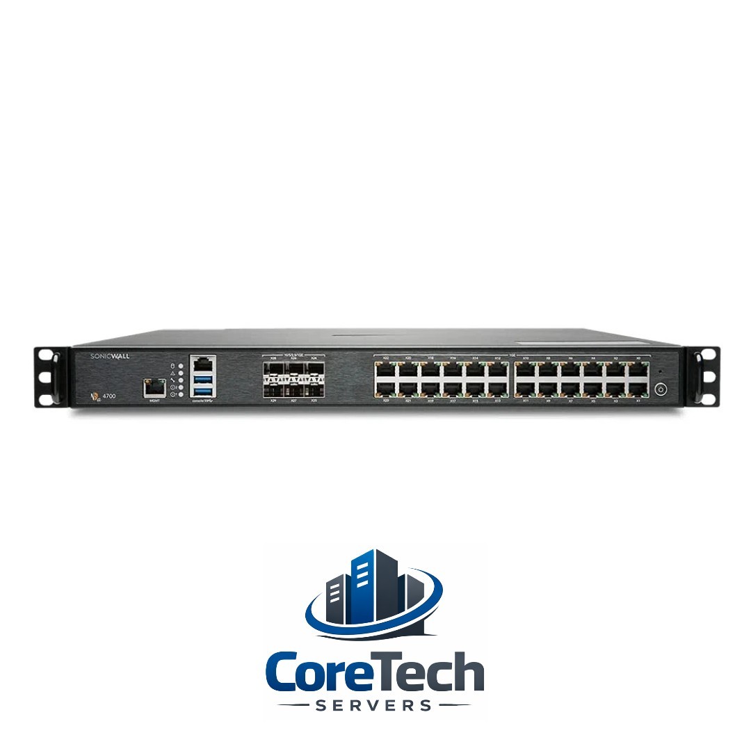 SonicWall NSa 4700 Firewall Security Appliance HA VPN No License w/ Power Cord