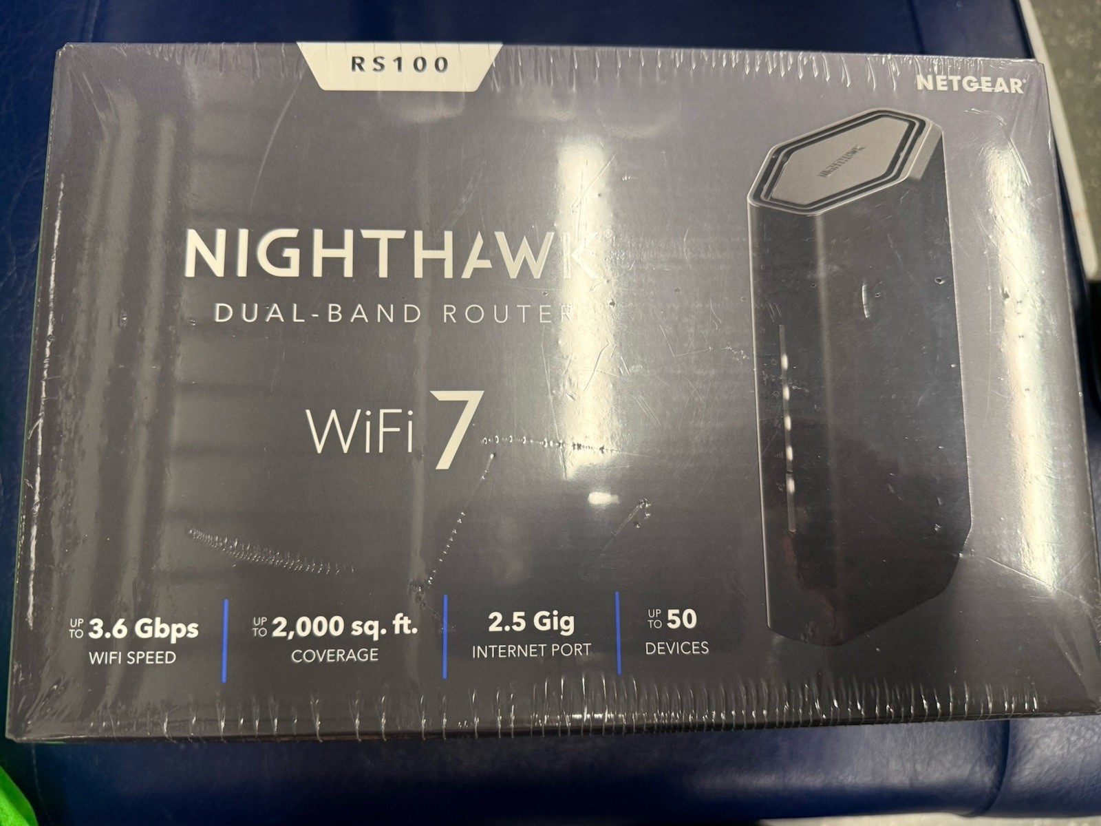 NETGEAR RS100-100NAR Nighthawk Dual-Band WiFi 7 Router Sealed Box