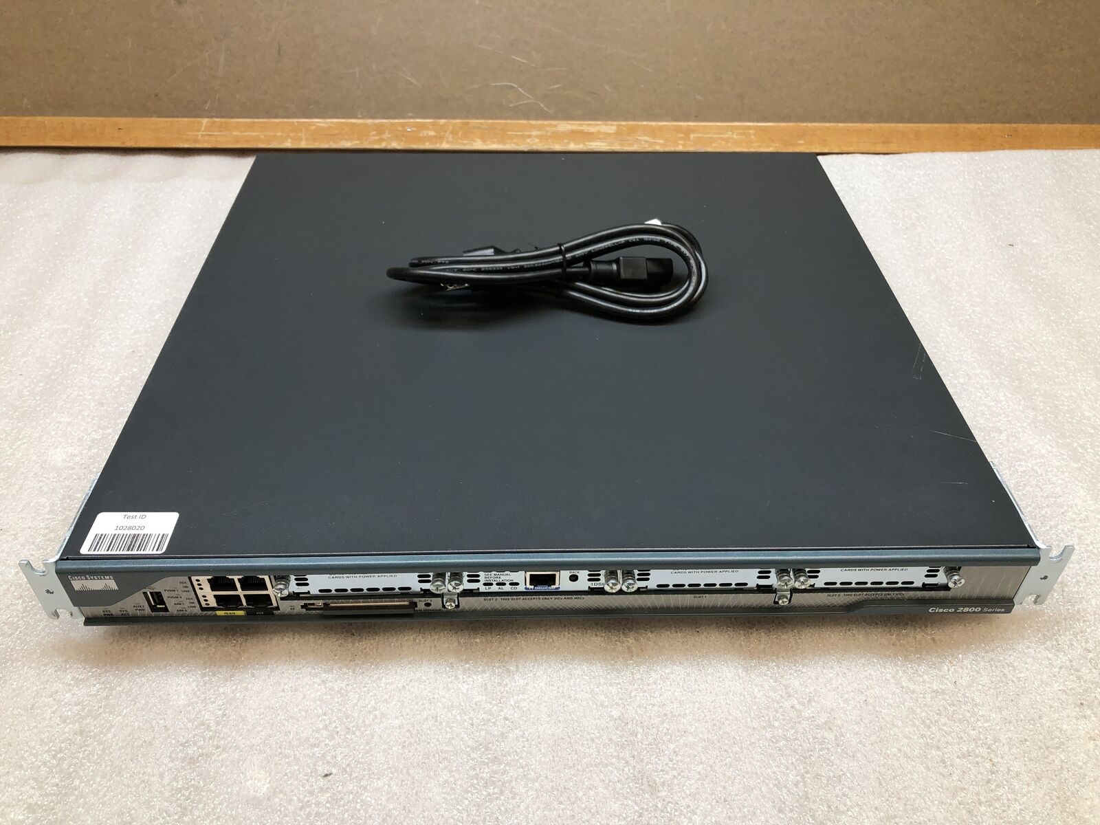 Cisco 2800 Series 2801 Integrated Services Router -TESTED & FACTORY RESET