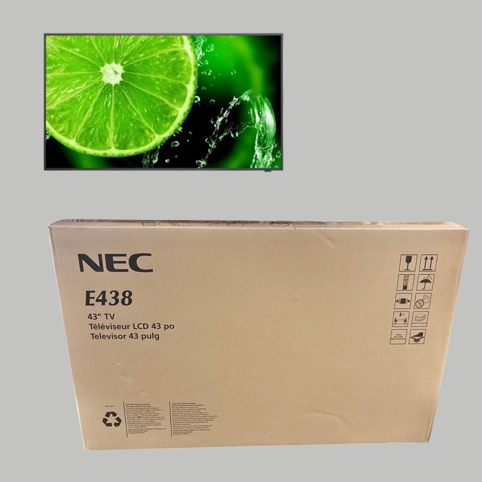 New NEC MultiSync E438 43” Digital Signage LCD