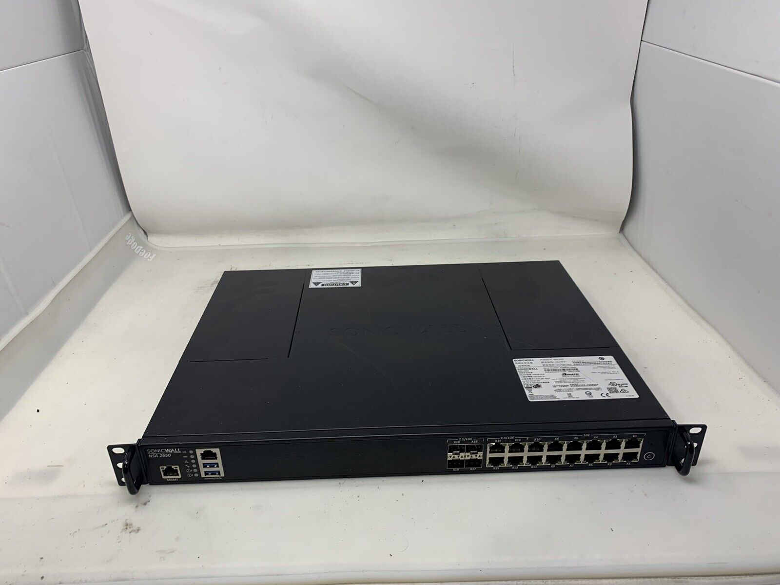 SonicWall NSA 2650 16-Port 1RK38-0C8 Network Security Appliance 40324F2