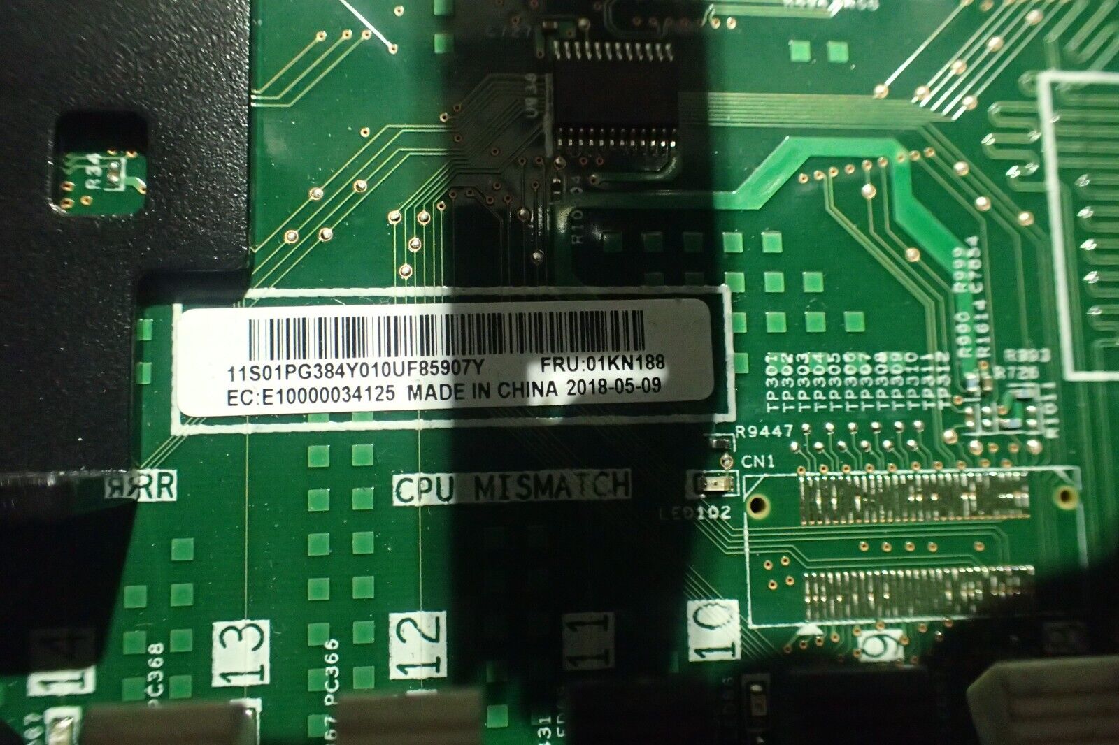 01KN188 IBM x3650 M5 8871 DDR4 System board