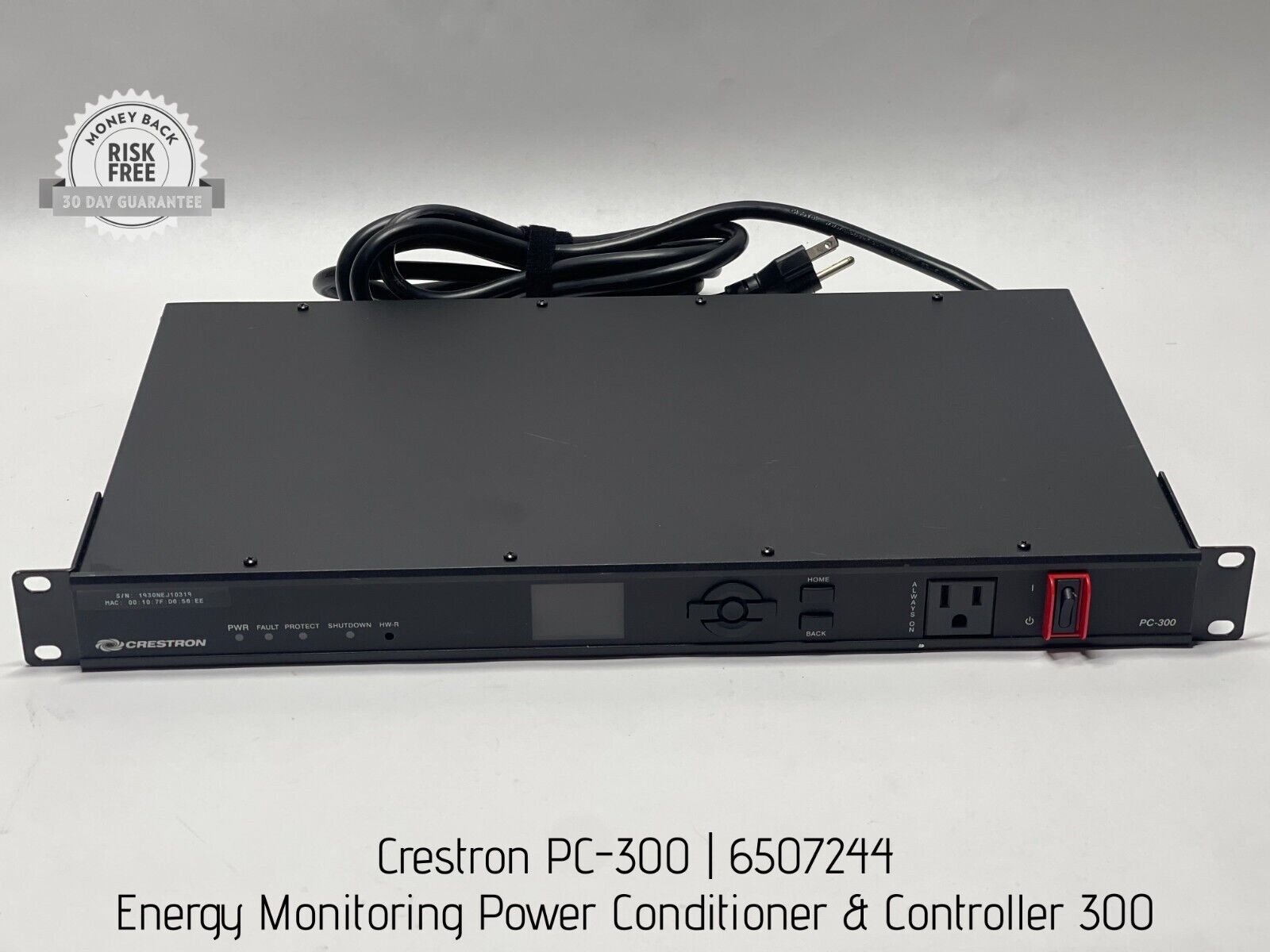 Crestron PC-300 Energy Monitoring Power Conditioner & Controller 300, 6507244