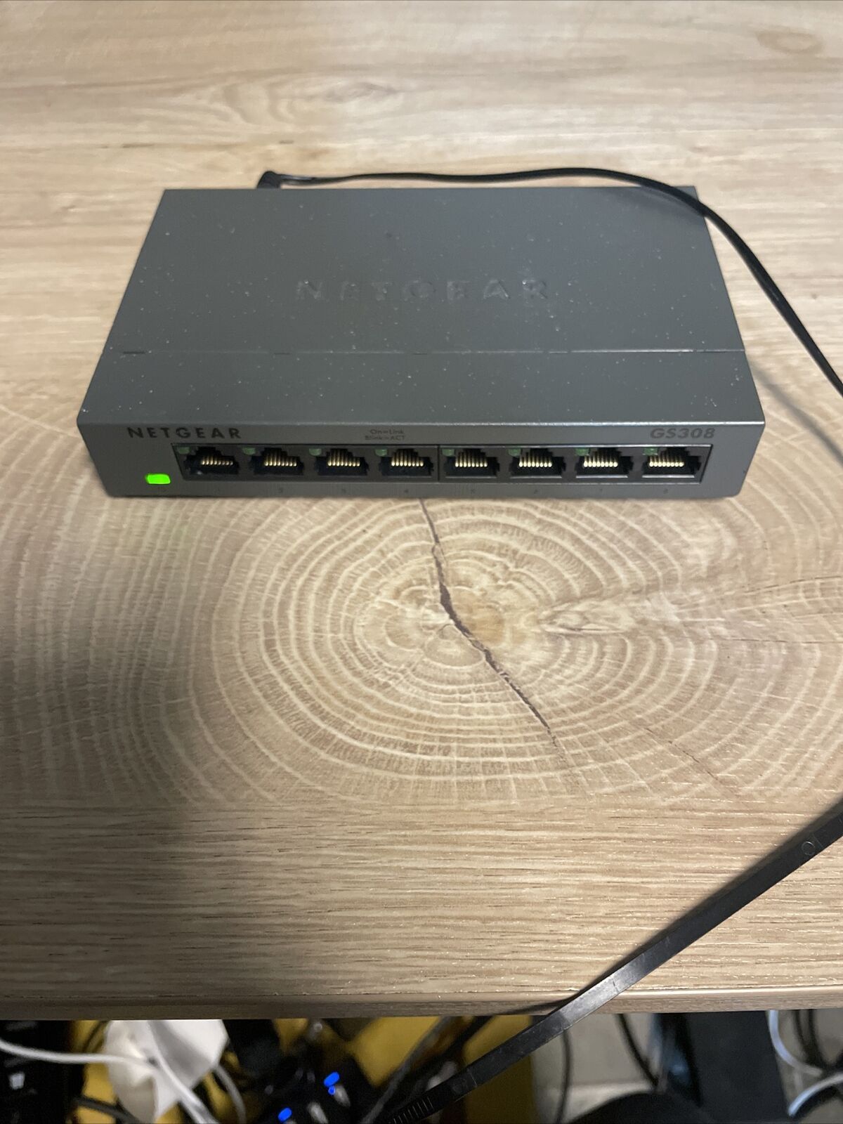NETGEAR GS308 8 Gigabit Port Unmanaged Ethernet Switch with Power Cord