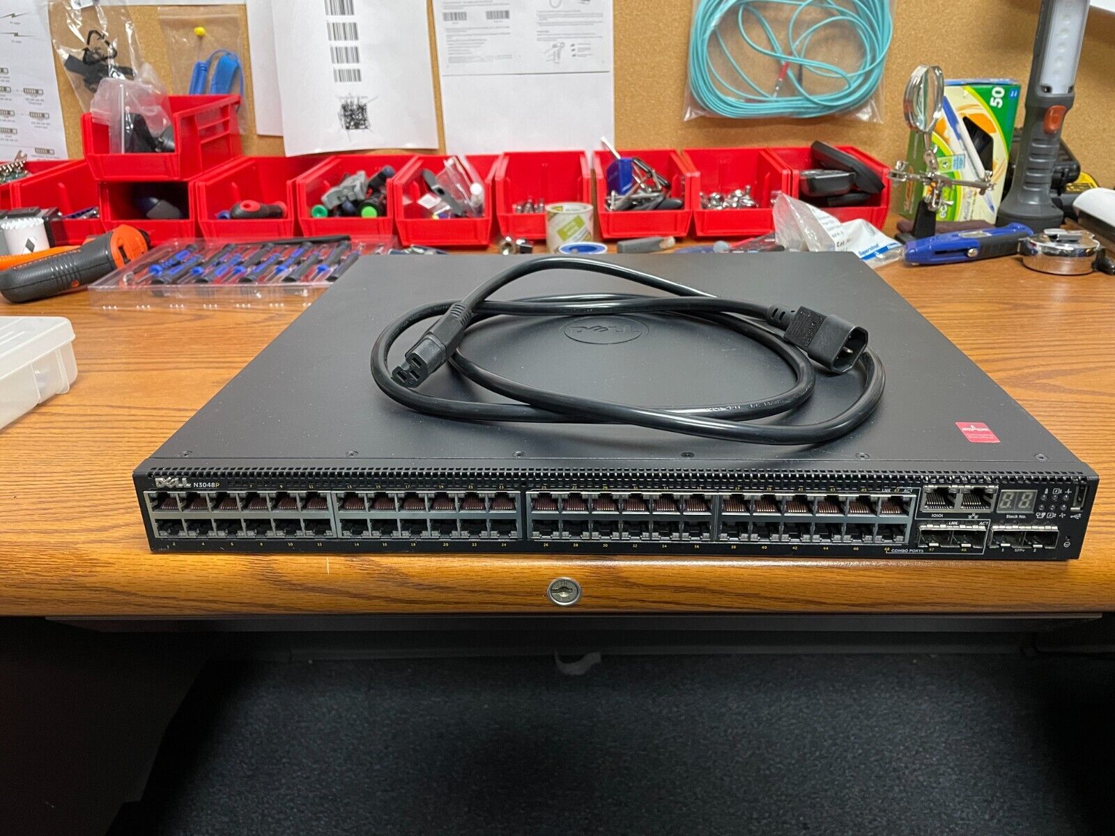 Dell Networking N3048P 48-Port PoE & GbE 2-Port DP 2-Port 10GB Network Switch