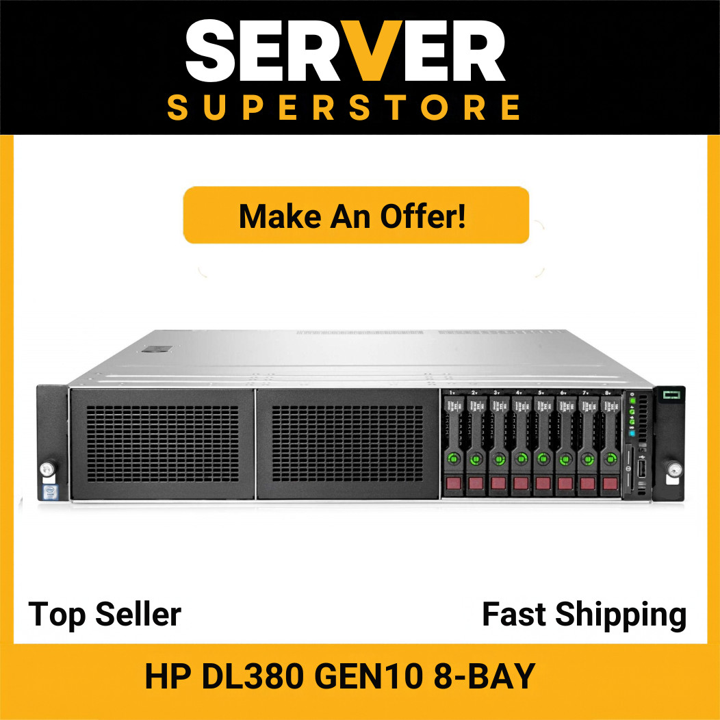 HPE ProLiant DL380 Gen10 8SFF 2x Gold 6134 16 Cores 64GB P408i