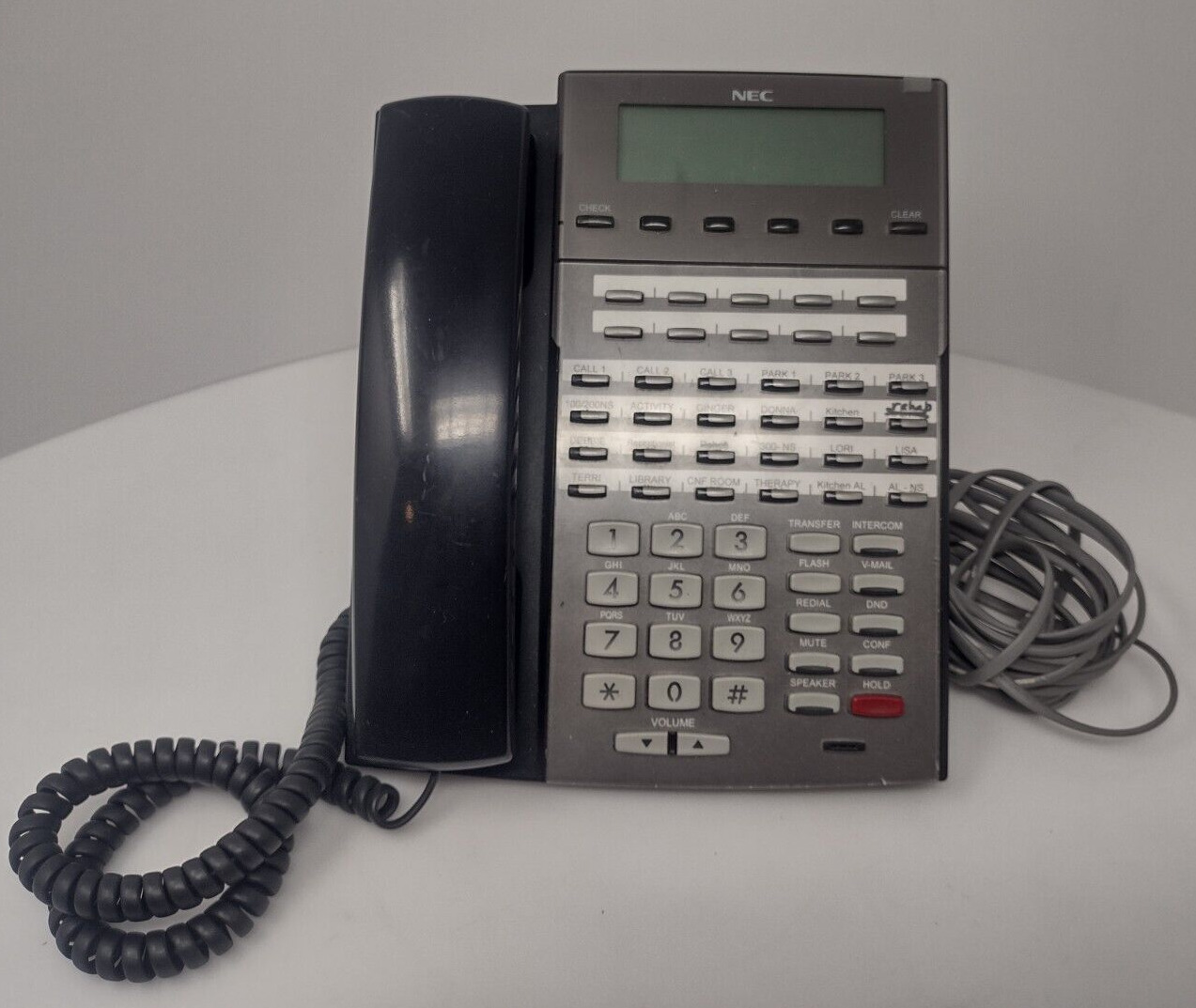 NEC DSX 34B BL Display Tel (BK) Office 34-Button Telephone Black DX7NA-34BTXBH