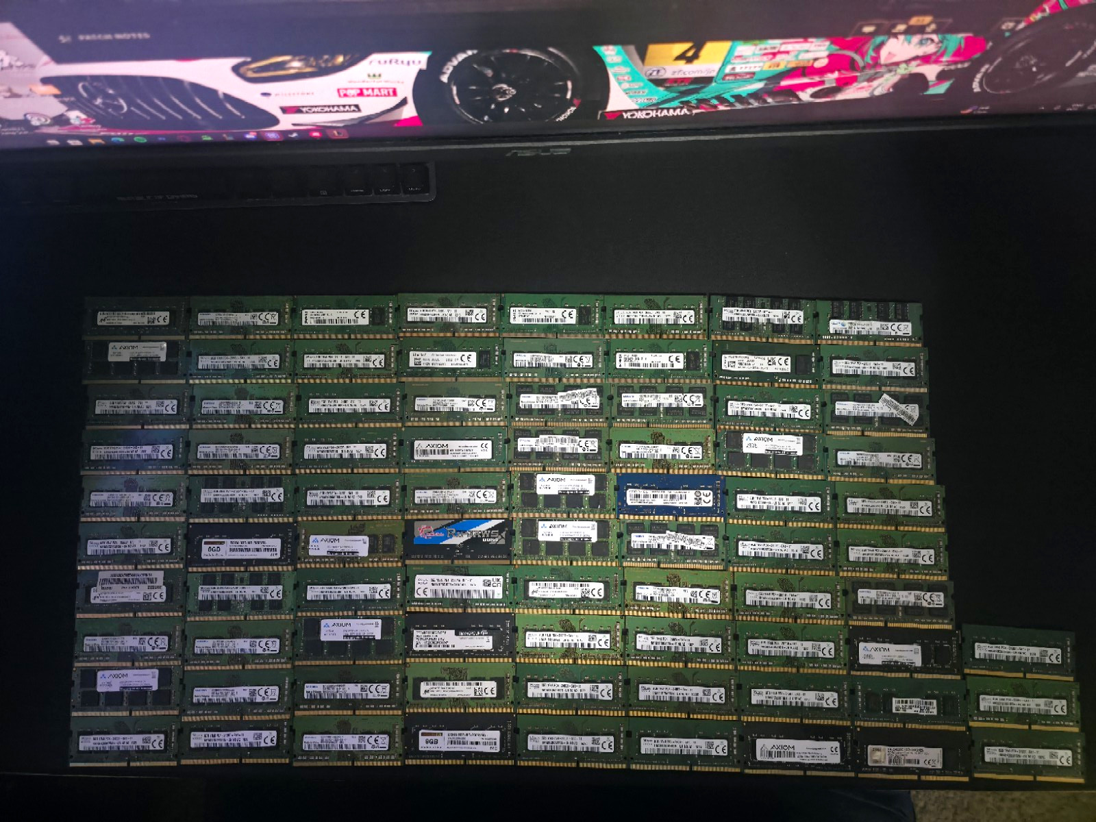 (Read Description) LOT OF MIXED 8GB DDR4 SO-DIMM RAM  SK hynix Samsung Micron
